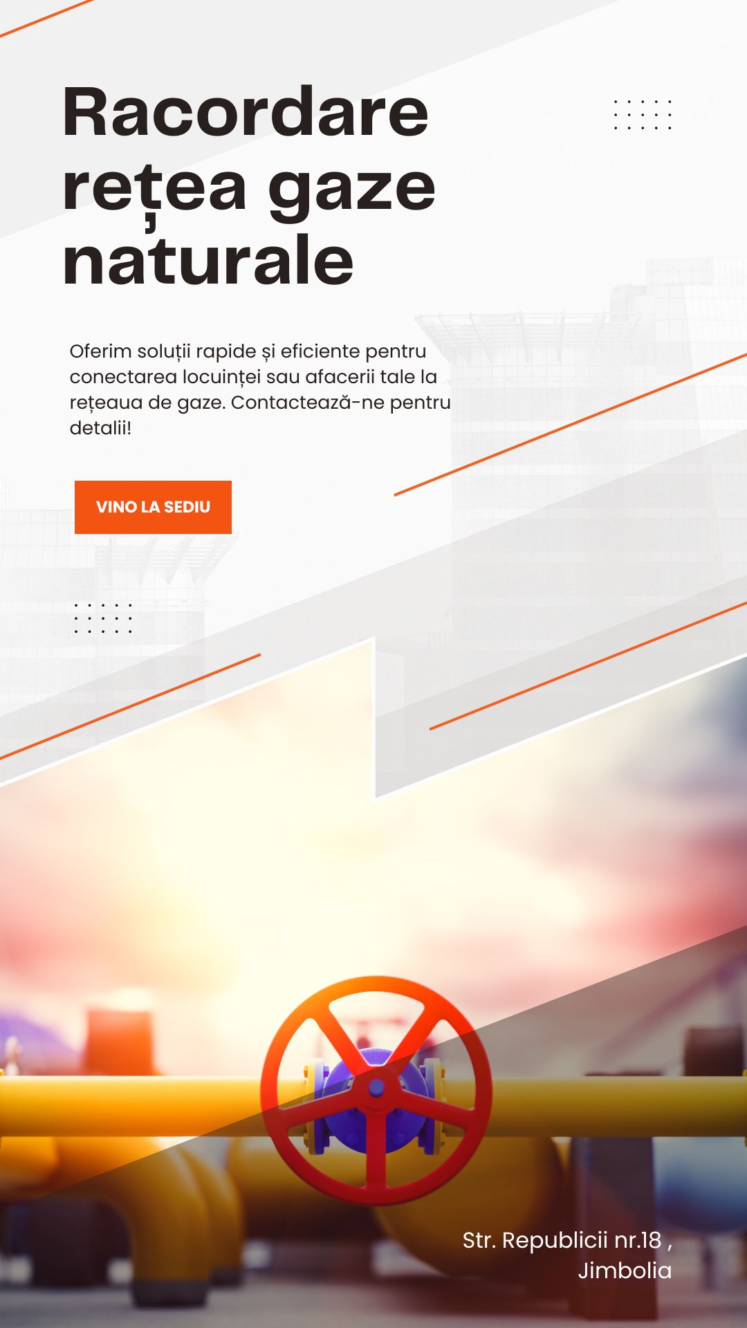 Racordare retea gaze naturale