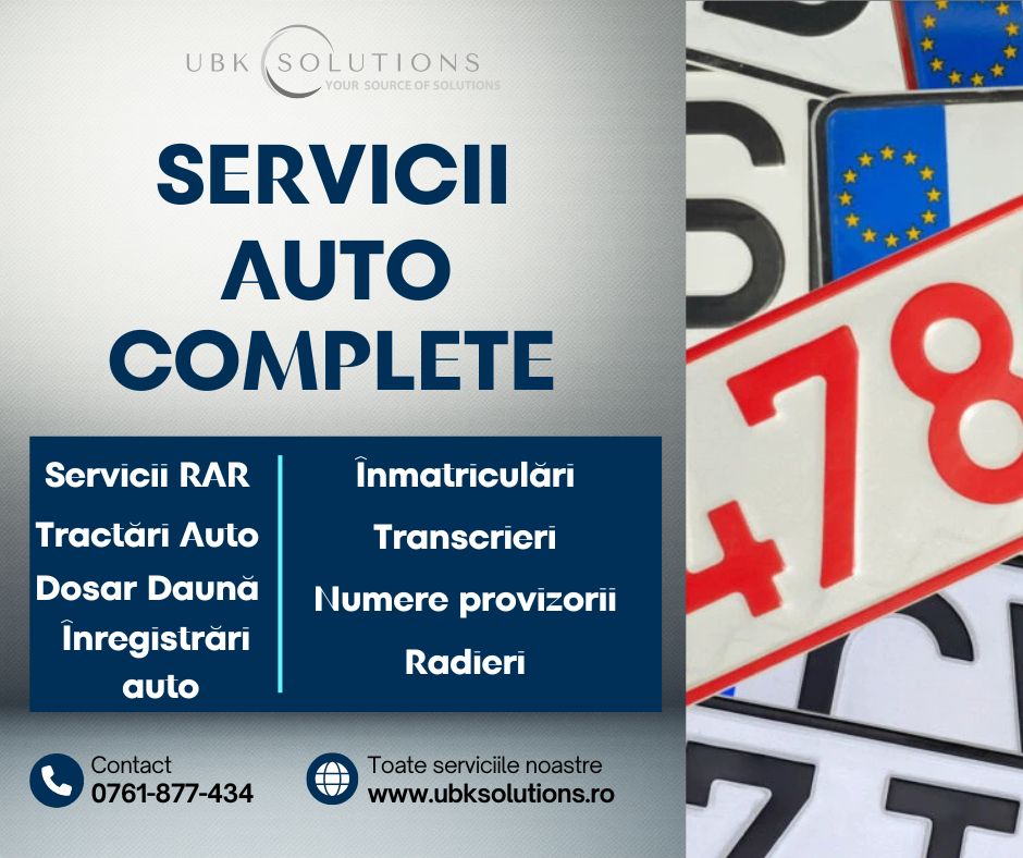 Înmatriculări & Acte Auto - Ne ocupăm de tot